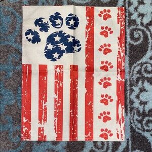 American Paw Garden Flag